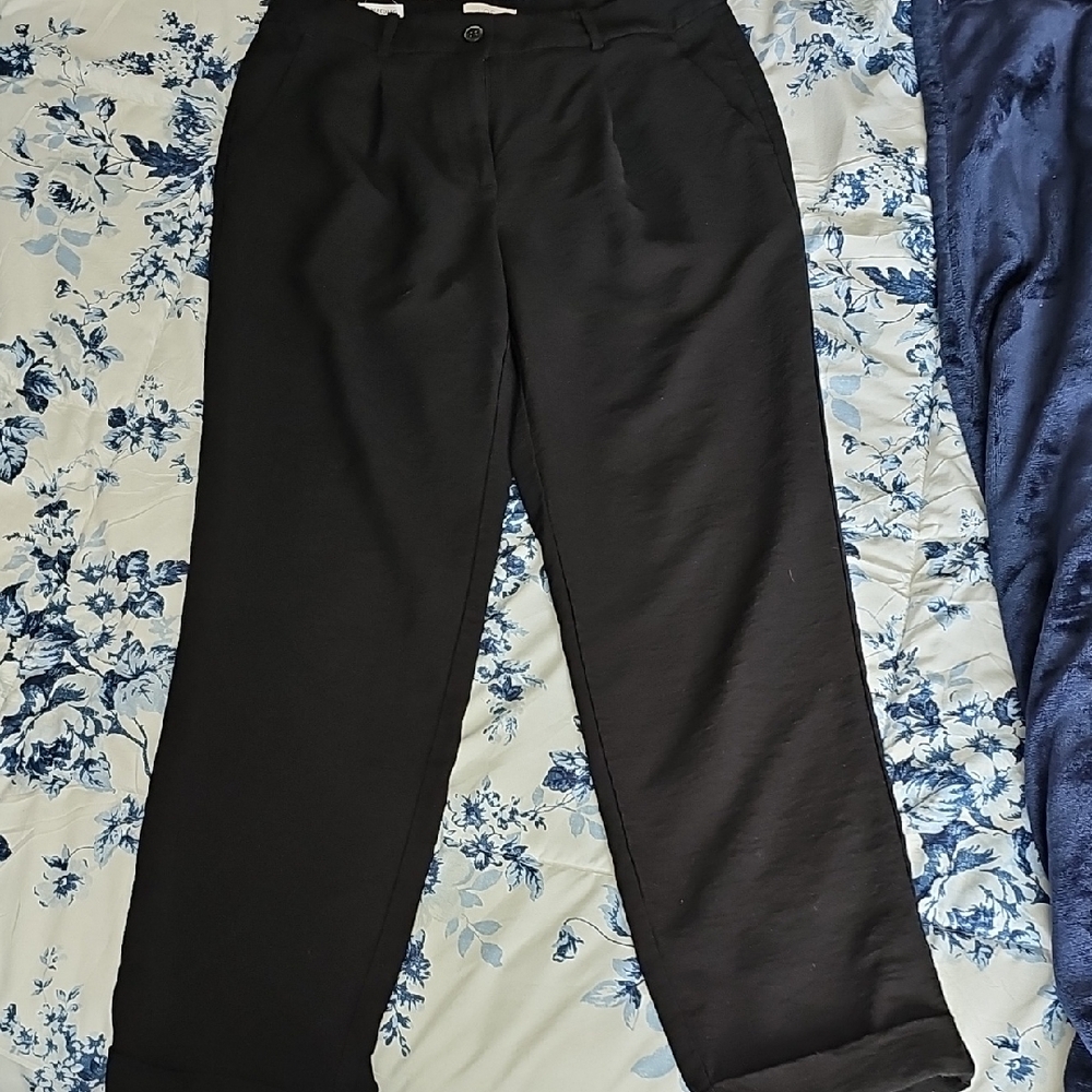 Loft Outlet Tapered Leg Classic Black Trousers